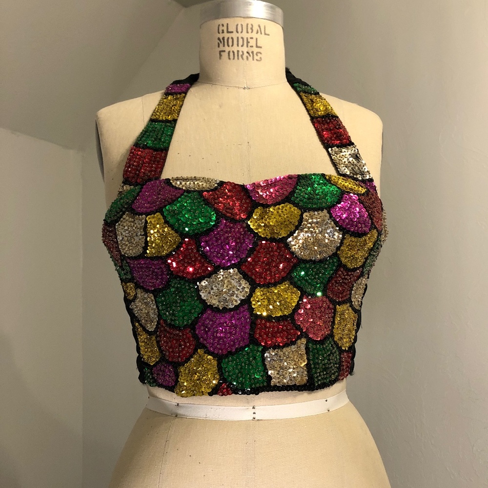 Sequin Bustier